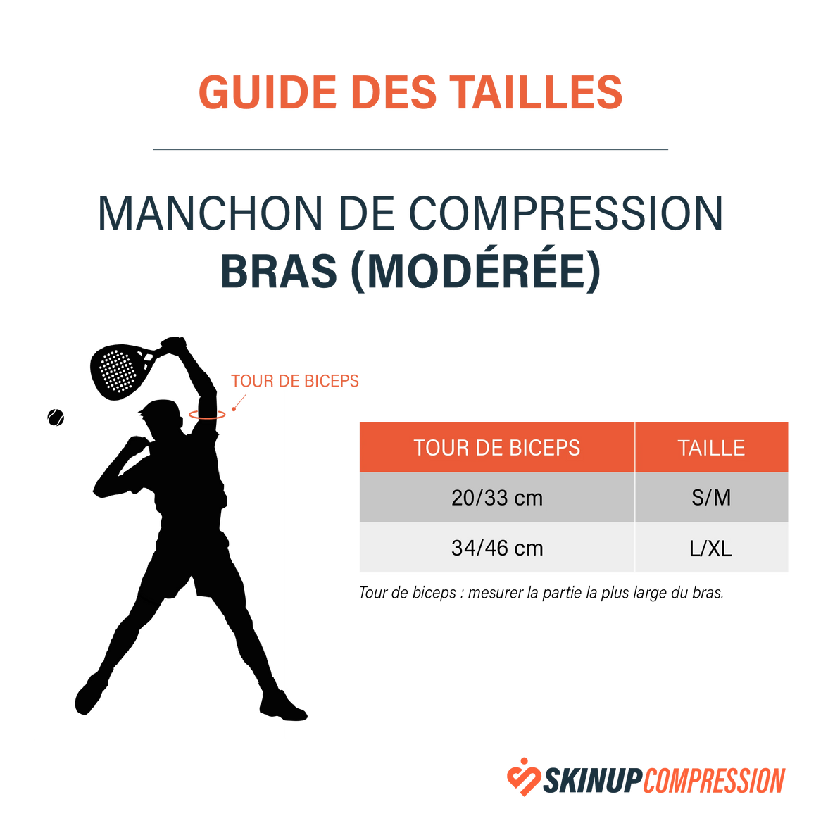 Manchon de compression pour bras FLEXUP