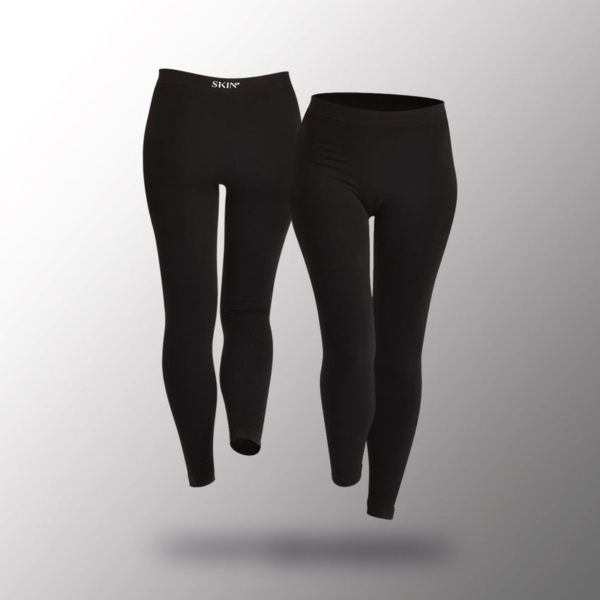 Legging en coton bio sous fond gris