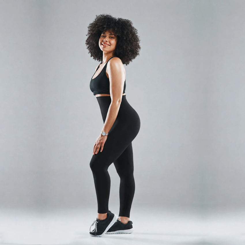 Legging femme taille haute compression modérée