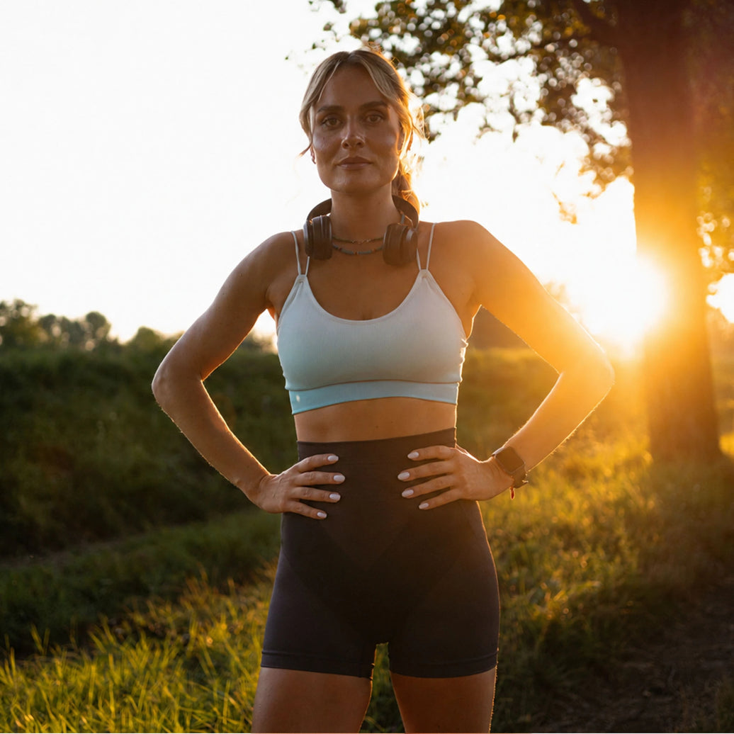 Shorty sculptant taille haute compression ferme pour femme FLEXUP®