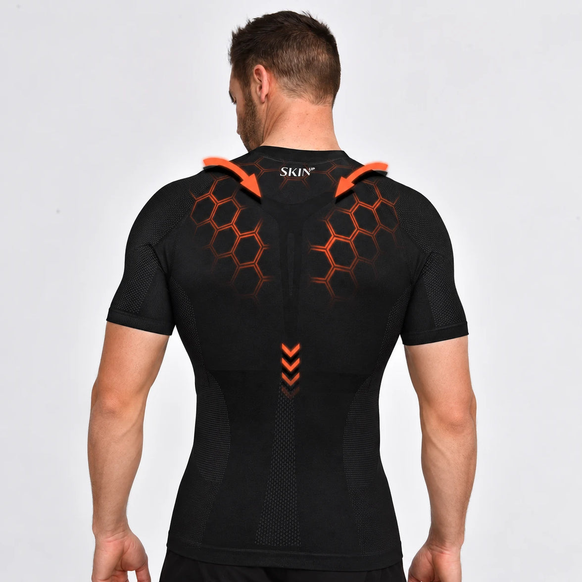 T-shirt de maintien postural manches courtes compression ferme FLEXUP®